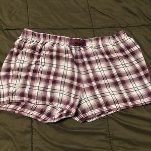 Plaid PJ Plus Size Shorts